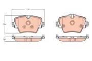 TRW Front Brake Pads GDB2098 fits Mini Mini Clubman F54 Cooper S (for: Mini)