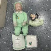The Ashton Drake Galleries Disney Porcelain Doll, Baby Goofy BRAND NEW, OPEN BOX