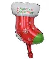 ASR PARTY 3pcs/pack Merry Christmas Balloon Xmas Party Quality Socks