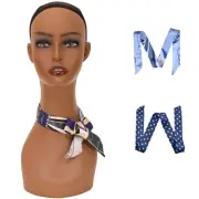 Female Plastic Mannequin Head - 17" Realistic Wig Stand for Wigs, Hats, Sungl...
