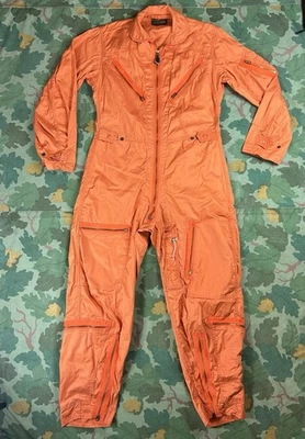Original USAF Orange K-2B Light Flight Suit Medium-Reg 1960 Vietnam NOS