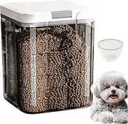 Gihioue Cat Food Bin - Sealed Dog and Cat Food Storage Container | Airtight Transparent Stackable 5L Bucket for Homes Pantries Kitchens Organizing Households Garages Keep Refreshing