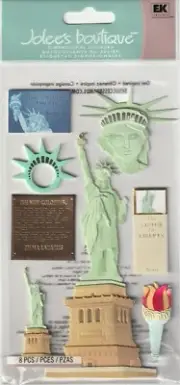 Jolee's Boutique 3-D STATUE OF LIBERTY New York Theme 84807 Fast FREE Ship!