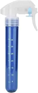 Small Spray Bottles, Clear Empty Fine Mist Travel Size Mini Bottle Set, Pump Spray Cap Refillable Reusable Liquid Containers for Essential Oils, Hair Sprayer(Large Nozzle-Blue)