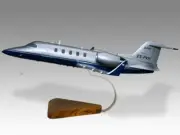 Bombardier Learjet 31A Avies Desk Wood Airplane New Model Small Scale 1/48