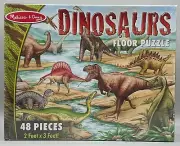 Melissa & Doug Dinosaurs Floor Puzzle 48 pc 2 feet x 3 feet Brand New Sealed
