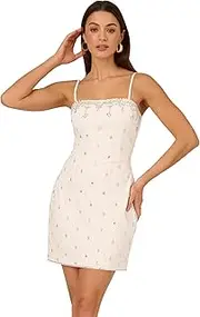 [Adrianna Papell] Women's Beaded Sleeveless Dress