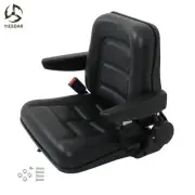 Forklift Tractor Seat Excavator Suspension Backrest Truck Chair Universal Adjust