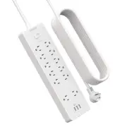 Extension Cord 25 Ft, Long Surge Protector Power Strip with 12 Outlet 3 USB, ...
