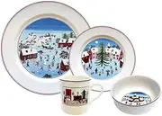 [Villeroy & Boch] Naif Christmas 4-Piece Dinnerware Set - Festive Holiday Dinnerware and Decor