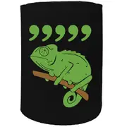 Alcohol Stubby Holder - Comma Chameleon - Funny Novelty Birthday Gift Joke Beer Can Bottle