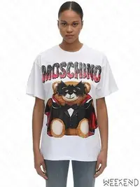 在飛比找Yahoo!奇摩拍賣優惠-【WEEKEND】 MOSCHINO Bat Teddy 蝙