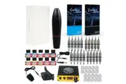 Mast Tattoo Kit Motor Pen Machine Gun Color Inks Power Supply Needles