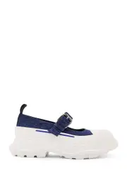 [Alexander Mcqueen] Alexander Mcqueen-Denim Mary Jane-Donna 38.5