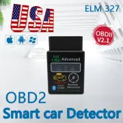 HH OBD For PC Android iOS OBD2 Car Bluetooth Scanner Code Reader ELM 327 Read