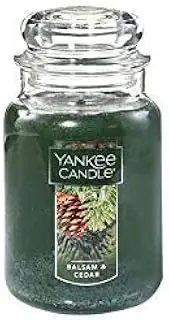 [YANKEE CANDLE] Balsam & Cedar 22 oz. Large Jar Candle