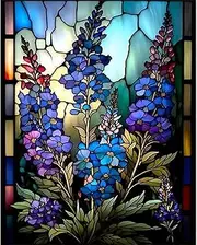 HITO Flower Paint by Number for Adults-Paint by Numbers for Adults Beginner,Flower Paint by Numbers for Gift Home Wall Decor(Flower,16x20 inch)