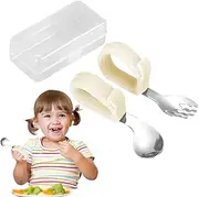 Kids Utensils,Feeding Kids Cutlery Set with Travel Case - Food-Grade Safe Stainless Steel Utensils, Child Flatware Set for Kids Over 6 Months, Girls