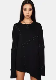 [DARKER WAVS] Modulation Unisex Pierced O-Ring Tee