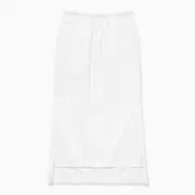 [1989 STUDIO] Long Asymmetric Skirt White 40 IT White