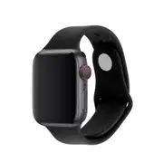 3sixT Wrist Band Silicone Bracelet Strap For Apple Smart Watch 42/44mm Black