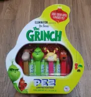 New! PEZ-Dr Seuss The Grinch Christmas Gift Tin Set of 4!