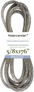 Lawn Mower Deck Belt 5/8" x 176" – Compatible with Toro 106-7369, 115-4971, Husqvarna 522829601, Ferris 1522061, Scag 482652, Exmark 109-8070, Simplicity 5103391 – Fits 48-52" Zero Turn Mower Decks
