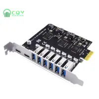 在飛比找蝦皮購物優惠-♙Usb 3.2 和 Type C PCI-E 擴展卡 PC