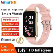 CY33 Smart Watch Women Full Touch Screen Bluetooth Call Waterproof Watches Sport Fitness Tracker Smartwatch