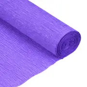 Crepe Paper Roll Crepe Paper Decoration 6.9ft Long 20 Inch Wide, Blue Purple