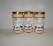 3 Carbone Roasted Garlic Alfredo Sauce 15oz Each Exp 12/22/2025