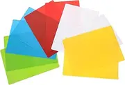 HOMSFOU 10Pcs Blank Flash Cards Note Cards for DIY Graffiti Vocabulary Recording Daily Planning for Home Office School Use