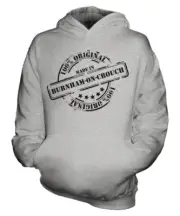 MADE IN BURNHAM-ON-CROUCH UNISEX KIDS HOODIE BOYS GIRLS CHILDREN GIFT CHRISTMAS