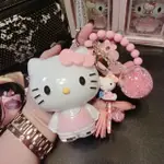 ［愛美小百貨］《買一送二 · 一套三件》*現貨款*可愛卡通水晶款HELLO KITTY/KT行動電源配超可愛水鑽水晶球