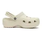 New CROCS Womens CLASSIC PLATFORM CLOG 206750-2Y2 BONE US W 5 - 8 TAKSE