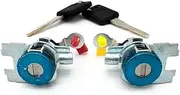 Lock Cylinder for Nissan Versa 2007-2013, 2pcs Door Lock Cylinder with Keys H0601EL00B/H0601EL00A/H0601EL00B/H0601-EL00A