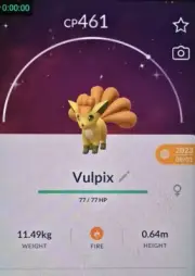 Pokemon Go * Shiny * Kanto Vulpix 30 Days Trading
