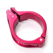 gobike88 KCNC Front Derailleur Clamp, 31.8mm, 16g, Red, E56