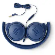 JBL Tune 500 Wired On Ear Headphones - Blue