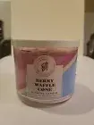 " BERRY WAFFLE CONE" Bath Body Works 3- Wisks Scented Candle