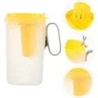 Water Pitcher Container Plastic Pitcher Lid Fridge Liter Drink