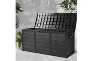 Gardeon Outdoor Storage Box - Black (270L, 290L)