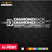 Diamondback Vinyl Decals Stickers Sheet Bike Frame Cycle Cycling Bicycle MTB V4