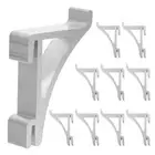 10Pcs Freezer Clamp Cooler Shelf Clip Freezer Shelf Fixing Bracket Cooler Shelf