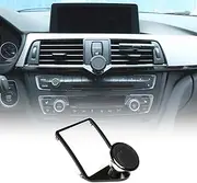 Car Mobile Phone Holder for 1 3 4 Series GT F30 F32 F33 F34 F36 2013-2019, Center Console Air Vent Cell Phone Mount, Aluminum Alloy (Black)