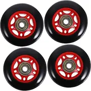 Yardwe 4pcs Roller Wheel Universal Wheel Exercise Wheel Back Roller Wheel Gym Pulley Wheel Fitness Equipment Accessories Pulley Fitness Equipment Supports Pulleys Workout Roller