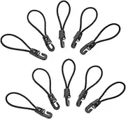 Parliky 20pcs Durable Elastic Bungee Straps with Hooks for Secure Luggage Car Trunk and Backpack for Camping and Outdoor Activities Tie Down