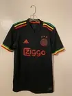 adidad Ajax bob marley tribute Third Jersey Original New Black Jamaica Mens XS
