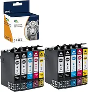 YRSINK Compatible Ink Cartridge Replacement for Epson 200 XL 200XL T200 T200XL to Use with Workforce WF-2540 WF-2530 WF-2520, Expression Home XP-410 XP-400 XP-310 XP-300 XP-200 (4BK 2C 2M 2Y) 10PK