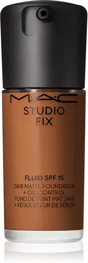 [Mac cosmetics] Mac Studio Fix Fluid SPF 15 - Mattifying Makeup 30ml NC50